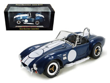 1965 Shelby Cobra 427 S/C Dark Blue Metallic with White Stripes with Printed Car picture