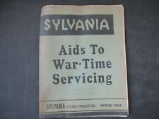 Sylvania Aids To War-Time Servicing guide picture