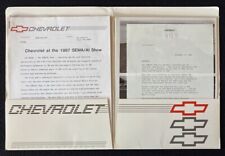 1987 Chevrolet Chevy Hot Rods SEMA Corvette Indy Press Kit Orig Factory Photos  picture