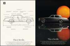 1975 1976 Cadillac Seville Original 2-page Advertisement Print Art Car Ad K113 picture