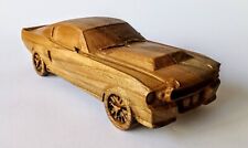 Ford Mustang Shelby GT500 Eleanor 1:16 Wood Car Scale Model Replica Oldtimer Toy picture