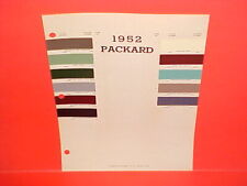 1952 PACKARD 200 SEDAN 250 CONVERTIBLE MAYFAIR 300 400 PATRICIAN PAINT CHIPS 52 picture
