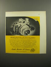 1950 Kodak Medalist II Camera Ad - World's finest lens for 2 1/4 x 3 1/4 picture