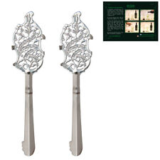 Premium Absinthe Spoon Spoons Set | High Quality | Stainless Steel | 1x Card picture