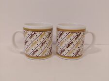 Vintage Finest Ceramics Brand Pair Of Coffee Cups 