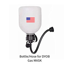 DYOB Gas Mask 36oz BOTTLE / 38' HOSE for Gas Mask Hydration System ESSENTIAL picture