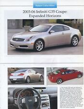 2003, 2004, 2005, 2006 INFINITI G35 COUPE 3 pg Article picture