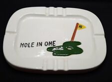 Vintage Hole-In-One Golf Ashtray, Ceramic, 18th Hole, 10