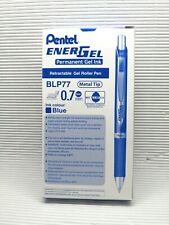 12pcs NEW Pentel Ener Gel BLP-77 0.7mm Permanent Gel ink/roller pen Blue(Japan) picture