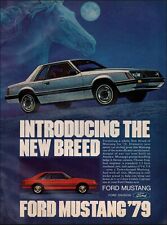 Vintage ad 1979 Ford Mustang retro Car Auto Vehicle Red  07/09/23 picture