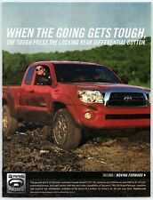 2005 TOYOTA TACOMA DOUBLE CAB TRD OFF ROAD WHEN GOING GETS TOUGH PRINT AD Z3535 picture