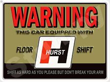 Hurst Floor Shift Metal Sign 9