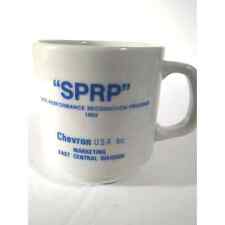 S P R P 1982 Chevron U S A Safe Performance Recognition Program Coffee Cup Mug picture
