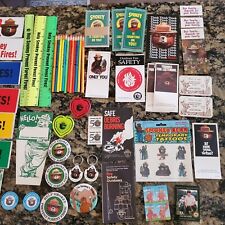 150+ pc LOT Smokey Bear. Books rulers pencils pamphlets advertising posters OLD  picture