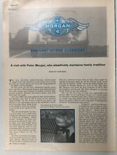 MorganArt12 Article History Morgan Plus 4 The Last of the Classics? July 1960 4p picture
