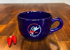 Houston Livestock Show & Rodeo Large Blue Coffee Mug Inaugural 2003 Reliant Park picture