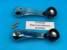 PAIR Window Crank Handles Chrome for Dodge Plymouth Chrysler Ram D100 RamCharger picture