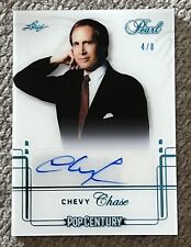 Chevy Chase 2024 Leaf Pop Century Pearl AUTO #D 4/8 Case Hit picture