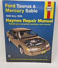 Ford Taurus & Mercury Sable 1986 - 1995 Haynes Car Repair Manual picture