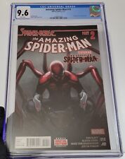 Amazing Spider-Man #10 1st Appearance Spider Punk CGC 9.6 WP Marvel Comics 2015 picture