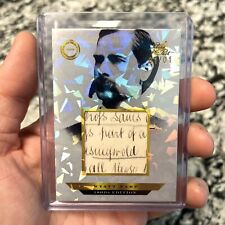 2004 Pieces Of The Past 1800s Card  1/1 Wyatt Earp History Handwriting Relic picture
