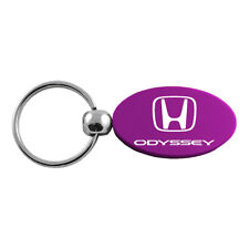 Honda Odyssey Keychain & Keyring - Aluminum Metal Keychain Fob - Purple Oval picture
