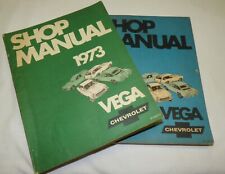 Original 1970 & 1973 Chevrolet Vega Shop Manual Books Service & Overhaul Vintage picture