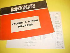 1965 1966 1967 1968 1969 MERCURY PARKLANE CONVERTIBLE VACUUM+WIRING DIAGRAMS picture