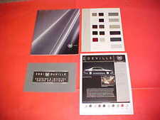 2001 CADILLAC DEVILLE DHS DTS DELUXE BROCHURE CATALOG PAINT CHIPS LOT OF 3 picture