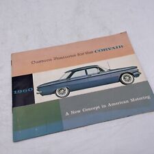 *RARE* 1960 Chevrolet Corvair Advertising 12-pg Dealers Booklet  picture