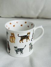Vintage COOKSMART England Kitty Cat British Bone China 16oz Coffee Tea Mug Cup picture
