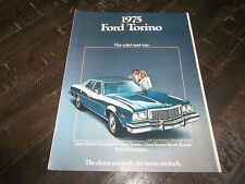 1975 Ford Torino the Solid Mid-Size Factory Dealership Brochure 10 Page nos picture