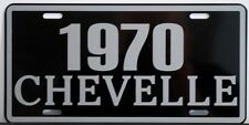 1970 70 CHEVELLE METAL LICENSE PLATE SS SUPER SPORT 327 350 396 454 CONVERTIBLE picture