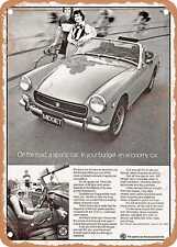METAL SIGN - 1973 MG Midget on the Road picture