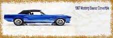 1967 Mustang Eleanor Convertible Metal Sign 6