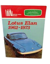 Lotus Elan 1962-1973  Brooklands BOOKS  R M Clarke a new lotus sports car picture
