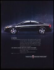 2007 Pontiac Grand Prix GXP Original Advertisement Car Print Ad J702A picture