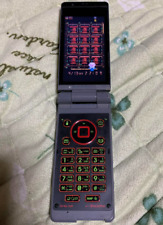 Sharp NTT Docomo Cell mobile Phone SH-06A Evangelion NERV Used 2441610 picture