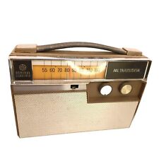 General Electric Vintage 1963 Portable 7 Transistor AM Radio Model P955C Works picture