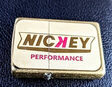 Nickey Performance Chevrolet Muscle All Brass Zippo Camaro/Vette Great Gift  picture