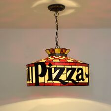 Pizza Hut Lamp Full-Size Tiffany Style Light with Chain - SHIPS TODAY FROM USA picture