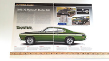 1971 - 1972 PLYMOUTH DUSTER 340 ORIGINAL 2010 ARTICLE picture
