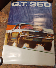 1966 SHELBY G.T.350 Poster- ORIGINAL GT350 Performance Bartell picture