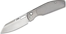 CJRB Ekko Button Lock Front Flipper Knife 3.23