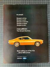 Vintage 1970s Ford Maverick Print Ad picture