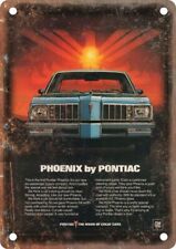 Pontiac Phoenix Vintage Automobile Ad Reproduction Metal Sign AA30 picture
