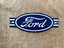Porcelain Ford Enamel Sign Size 9x3.5 Inches picture