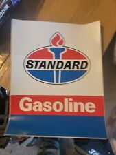 ORIGINAL STANDARD OIL GASOLINE GAS PUMP LARGE STICKER 10