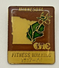 1987-1988 Minnesota Fitness Walking Pin B-2 picture