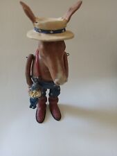 VTG POLIWOGGS AMERICAN FOLK ART COLLECTIBLE JULY 4TH PATRIOTIC  DONKEY ELEPHANT  picture